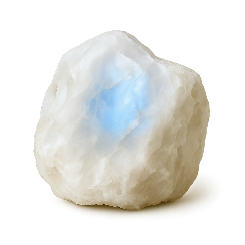 Moonstone Raw Crystal with Blue Sheen – Natural Gemstone for Intuition and Inner Balance