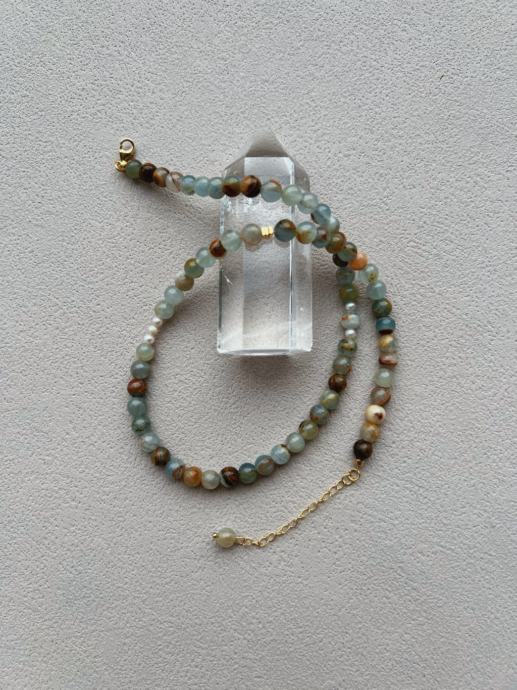 Freya Blue Calcite Necklace Amaré