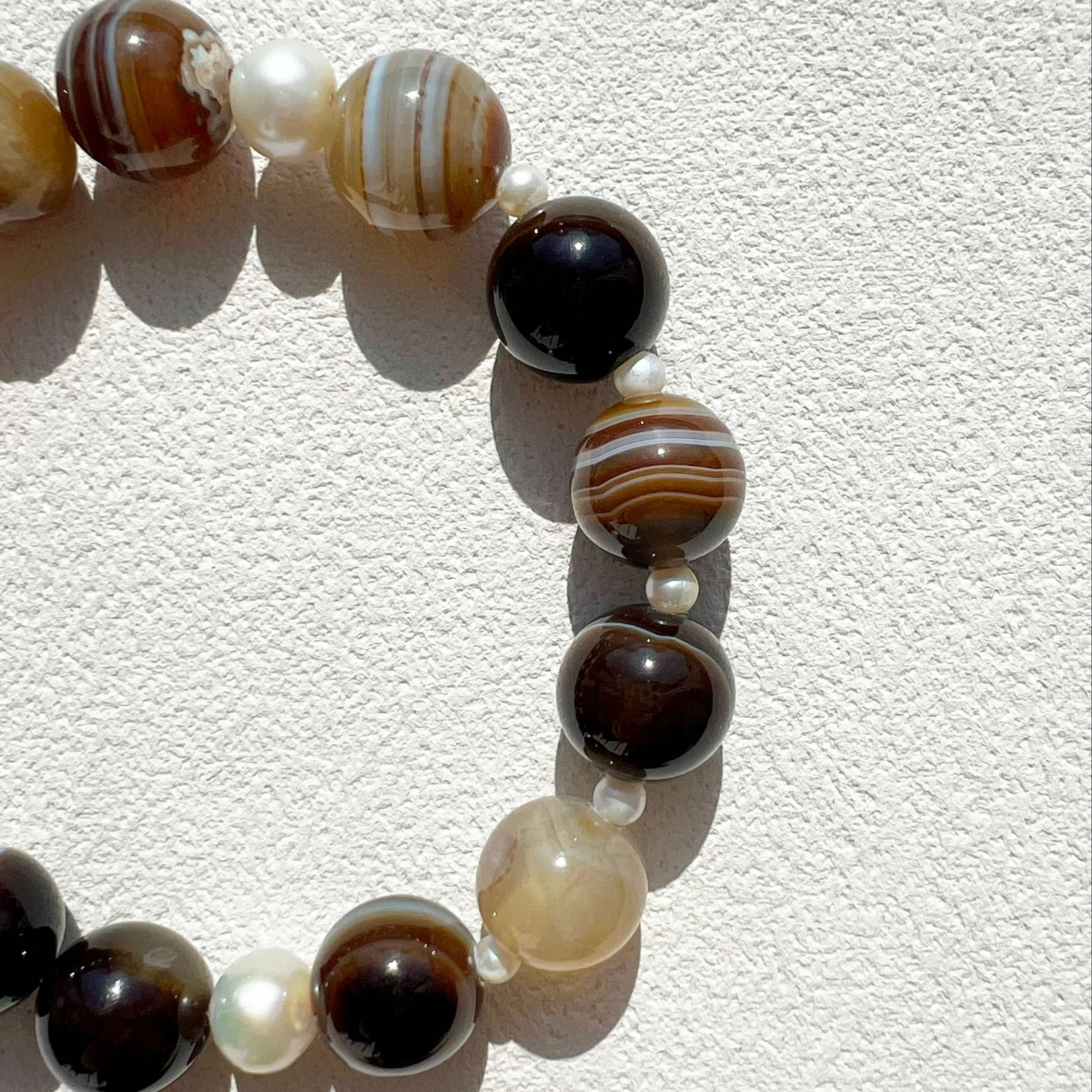 Kaia Latte Onyx Bracelet