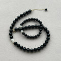 Obsidian Bracelet & Necklace Set - Amaré