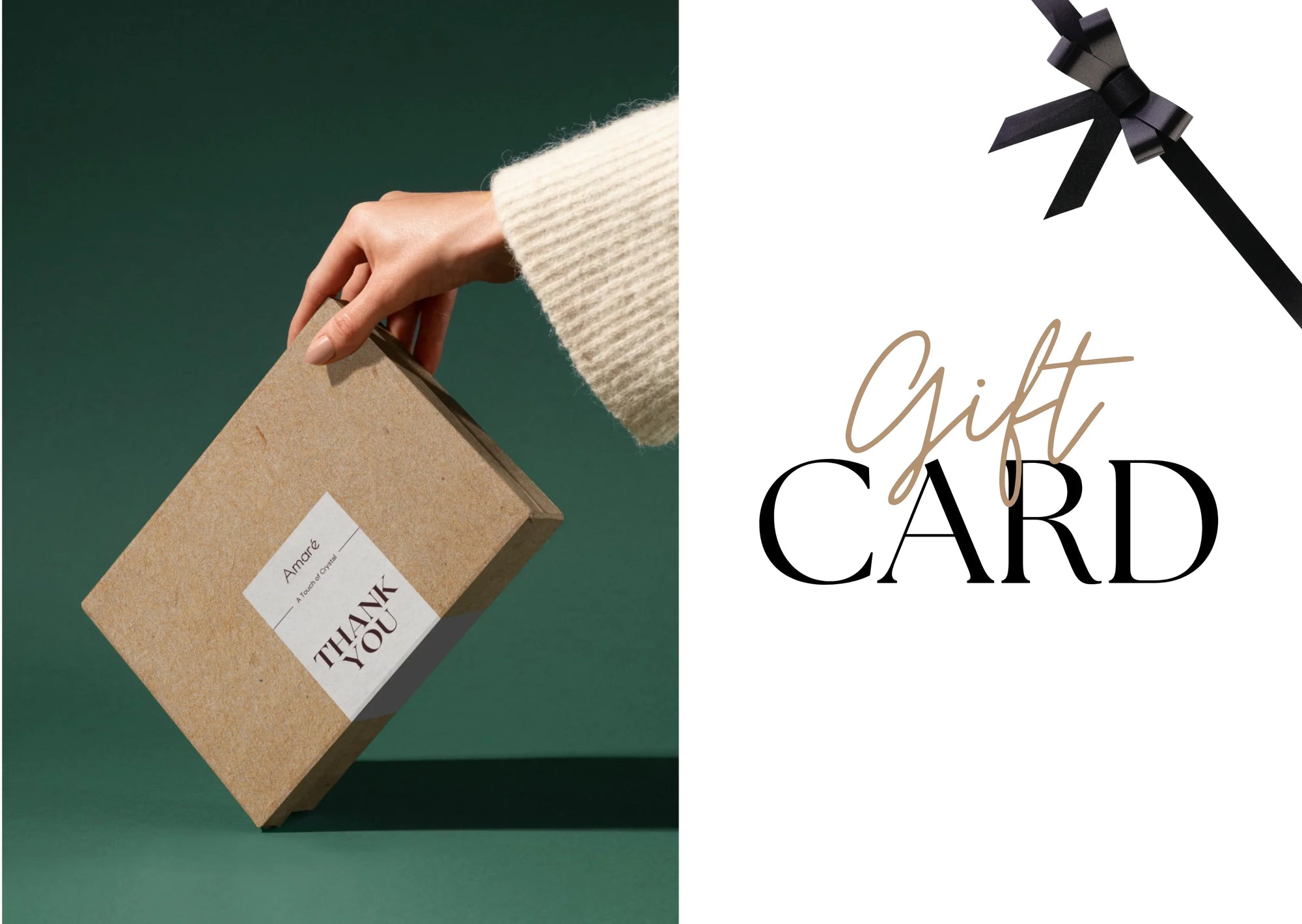 amaré crystal gift card