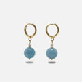 aquamarine pearl earrings