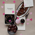 Amare crystal Latte Onyx gift box for Valentine with bracelets and necklace